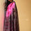 Thumbnail: Azalea Pink - Black Patta Bapta Saree