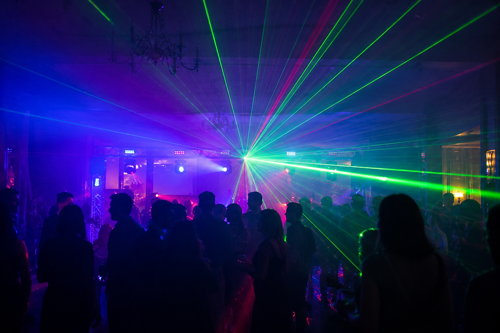 Thumbnail: BeamZ Phoenix 250 laser hire creating RGB effects at a Melbourne event