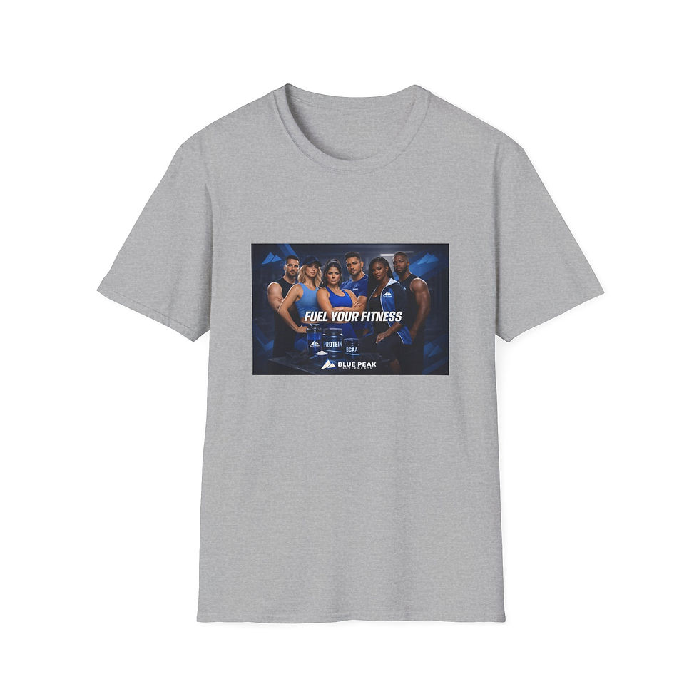 Thumbnail: Fuel Your Fitness T-Shirt — Motivational Gym Crew Tee