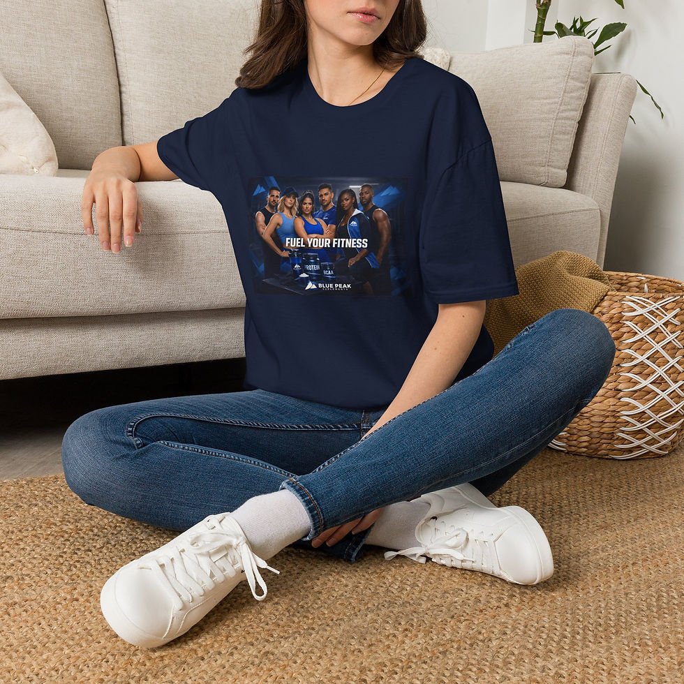Thumbnail: Fuel Your Fitness T-Shirt — Motivational Gym Crew Tee