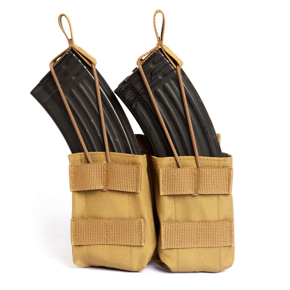 Thumbnail: Tactical Pouch Assault Shortened For 2 Magazines MOLLE Techinkom Original