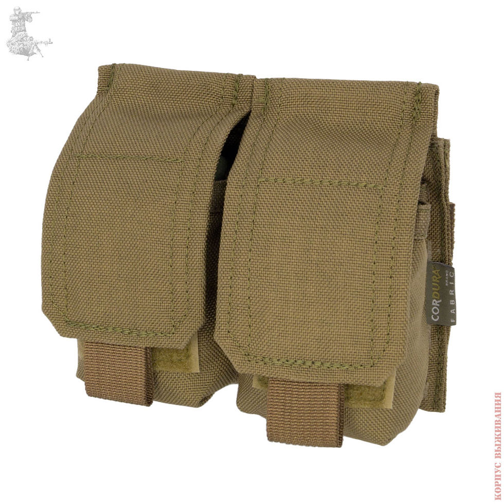Thumbnail: Tactical Pouch For 2 Grenades GP-V-2 MOLLE Survival Corps Russian Original