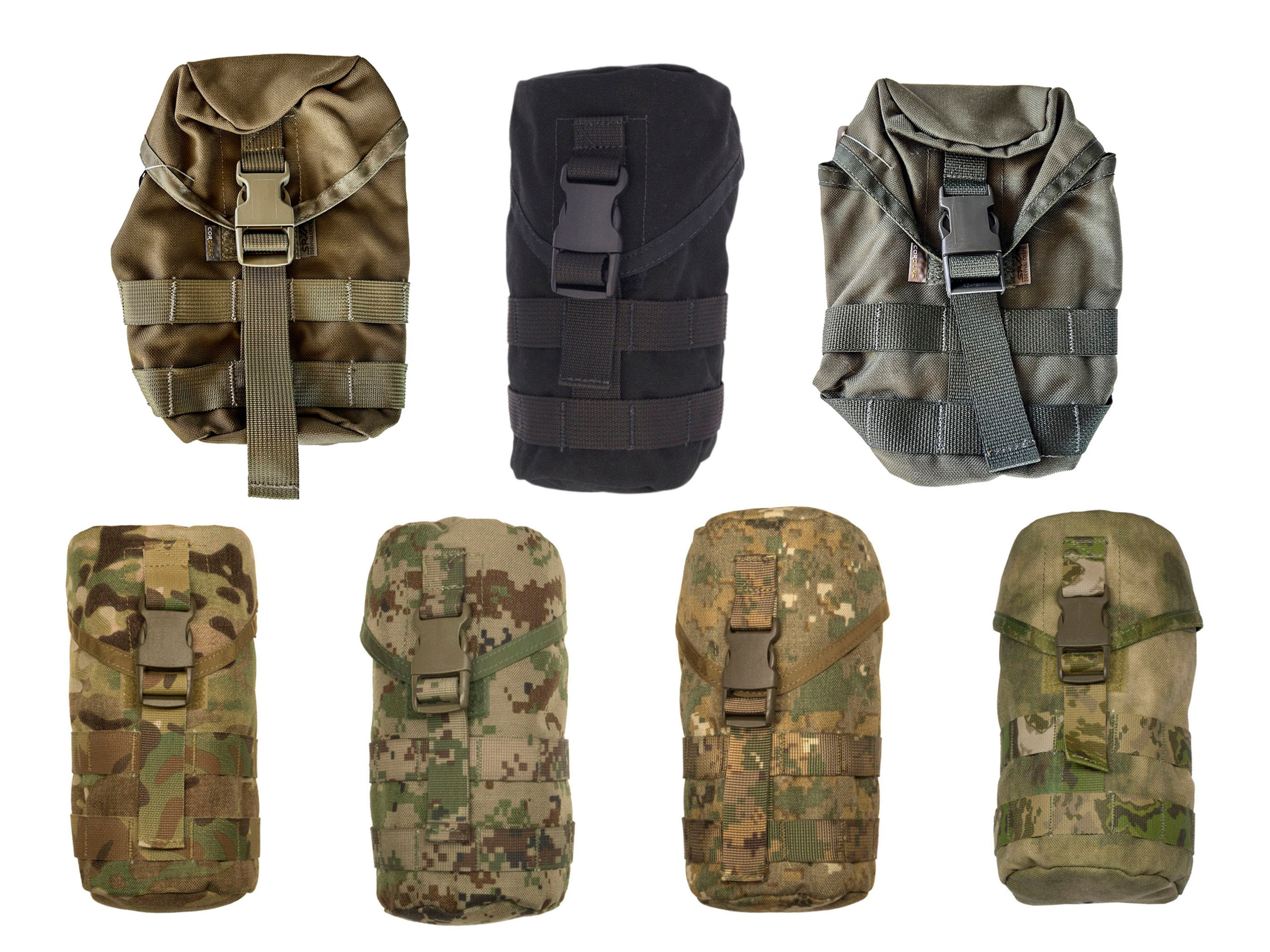 Tactical Pouch Universal Vertical 1L CP-L MOLLE Survival Corps Russian Original