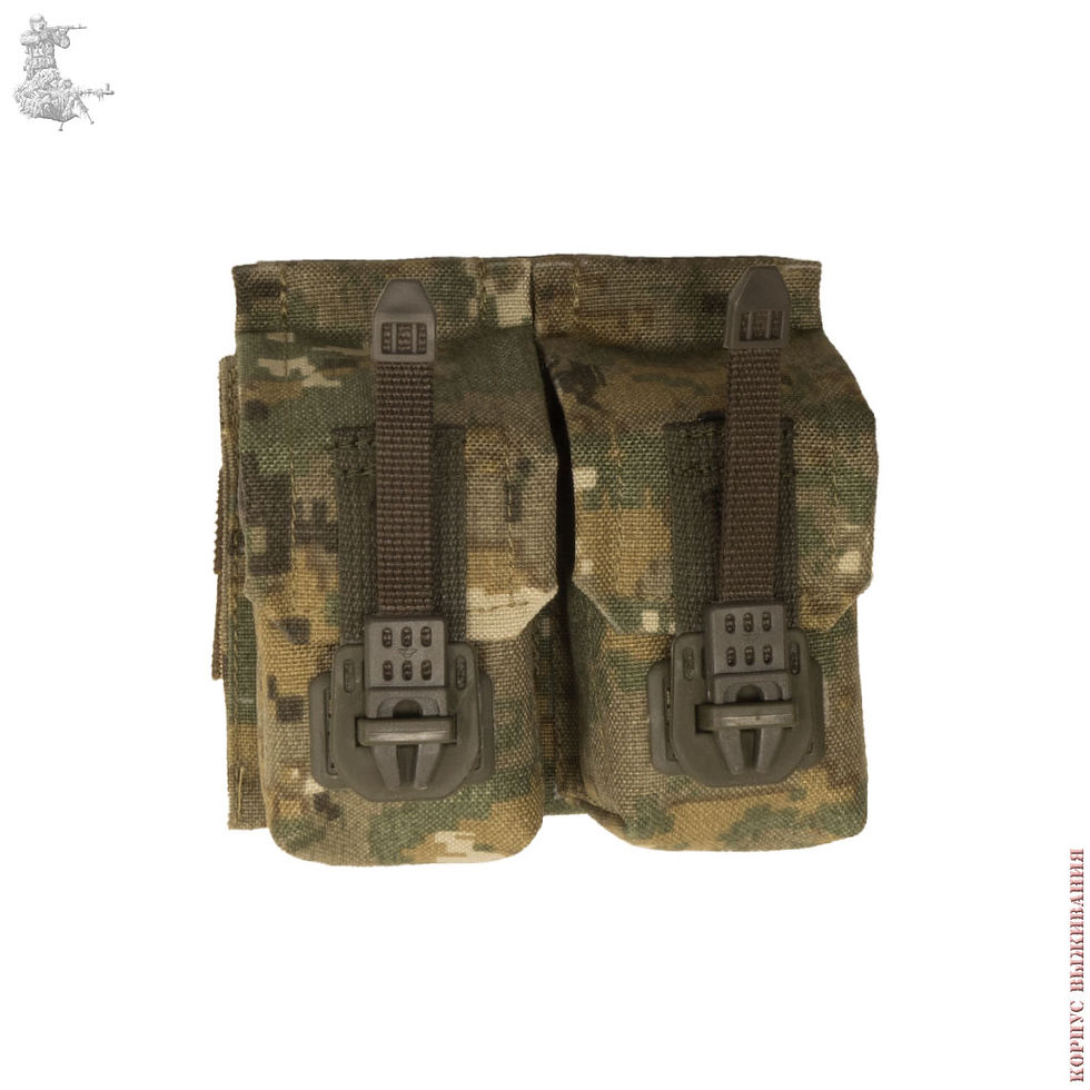 Thumbnail: Tactical Pouch For 2 Grenades GP-Q-2 MOLLE Survival Corps Russian Original