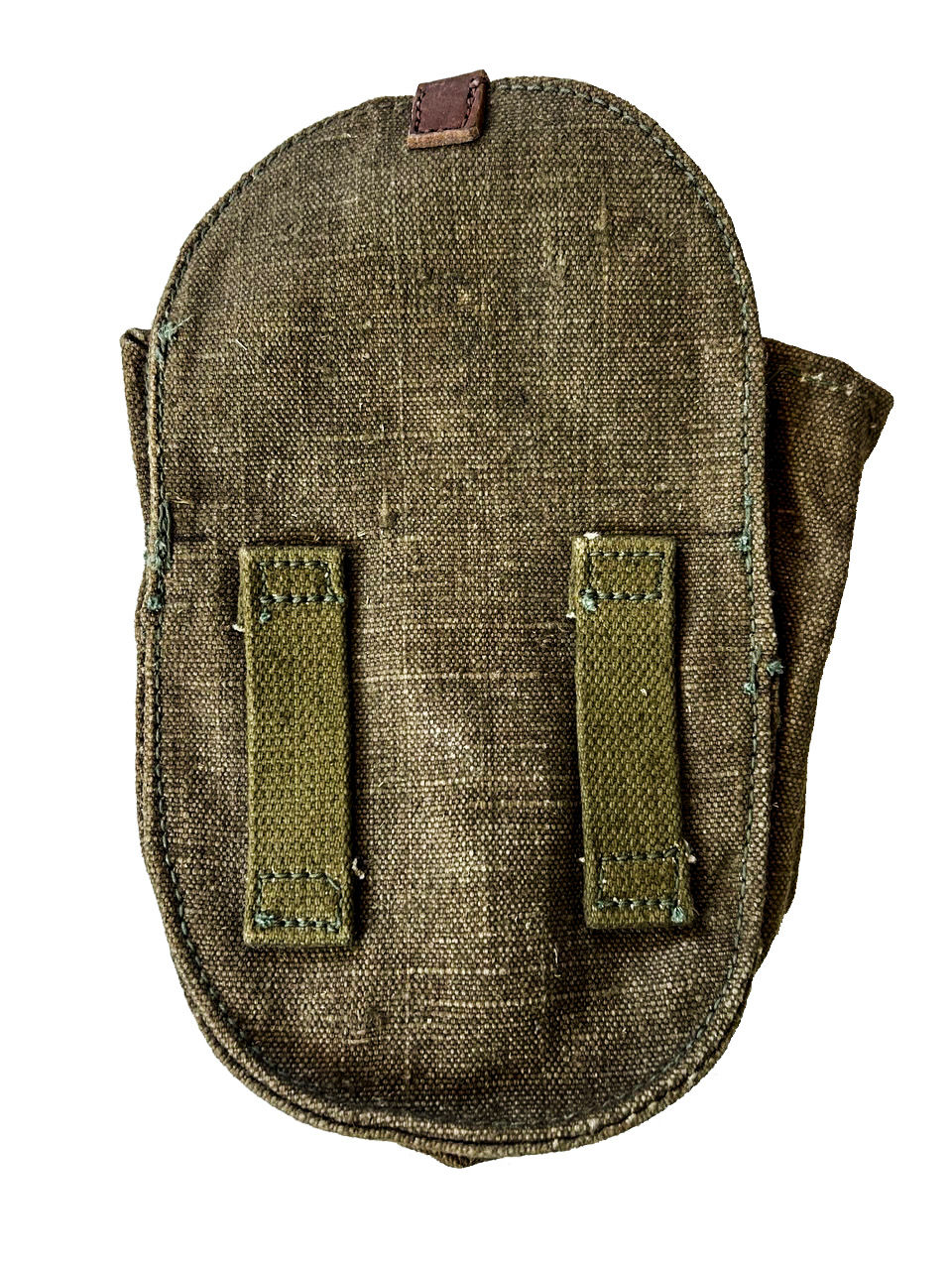 Thumbnail: Original Soviet PPSh-41 drum magazine pouch 1972 rear belt loops