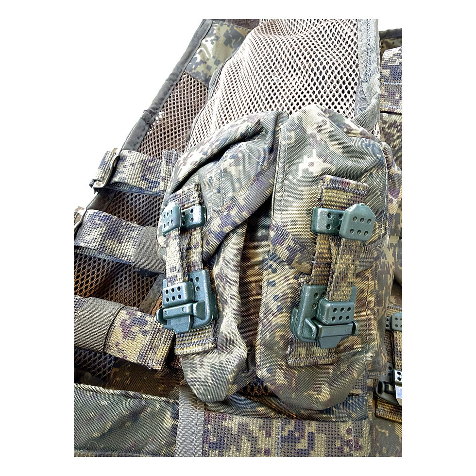 Thumbnail: Original Ziratkul 6Sh117 pouch hardware with ZRL-16 molded polymer closures