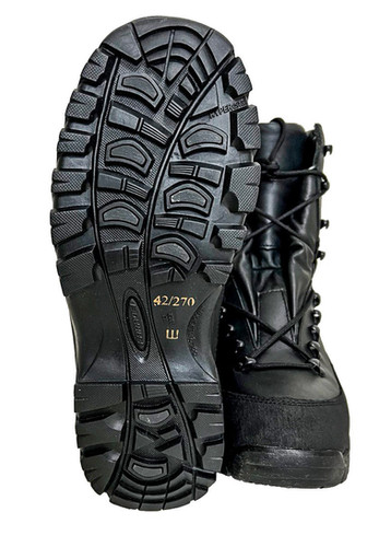 Tactical Boots Winter Leather VKPO Faradei Black Russian Army