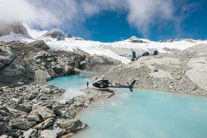 Glacier Heli wedding photography
