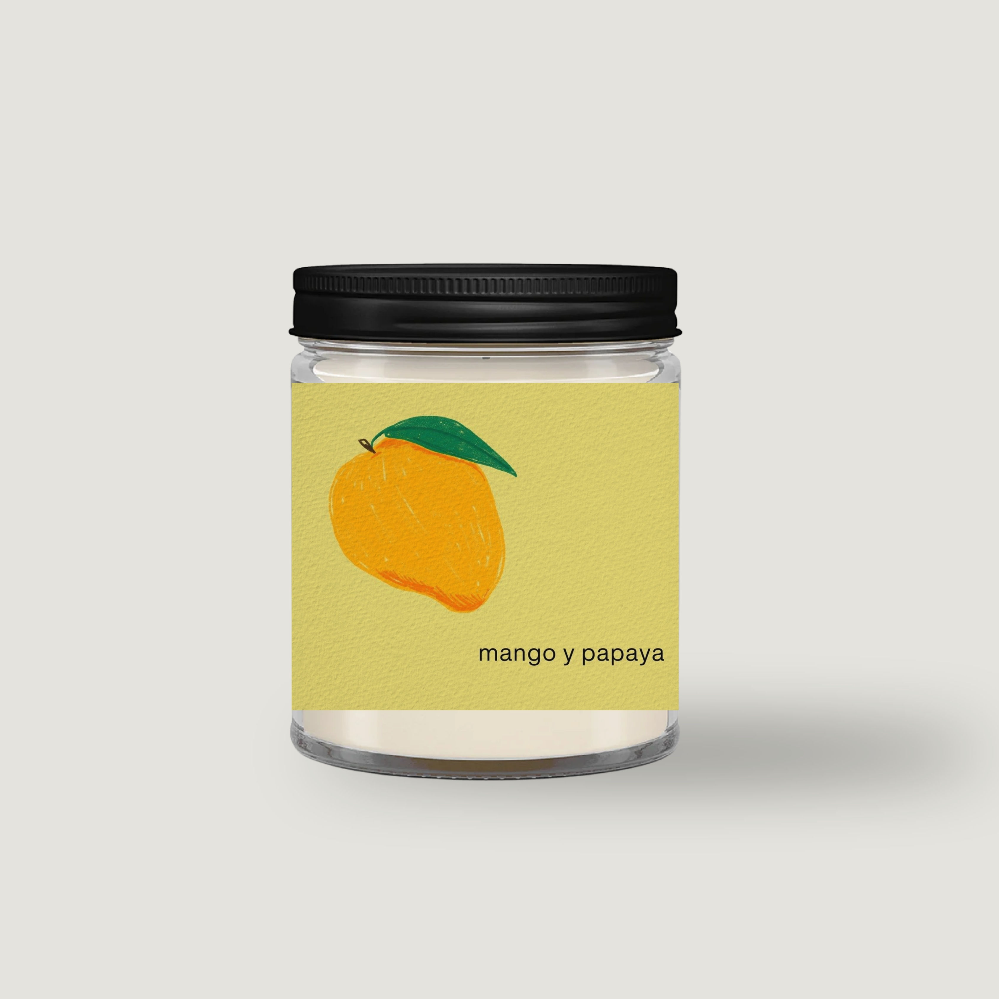 Mango y Papaya Single Wick Candle
