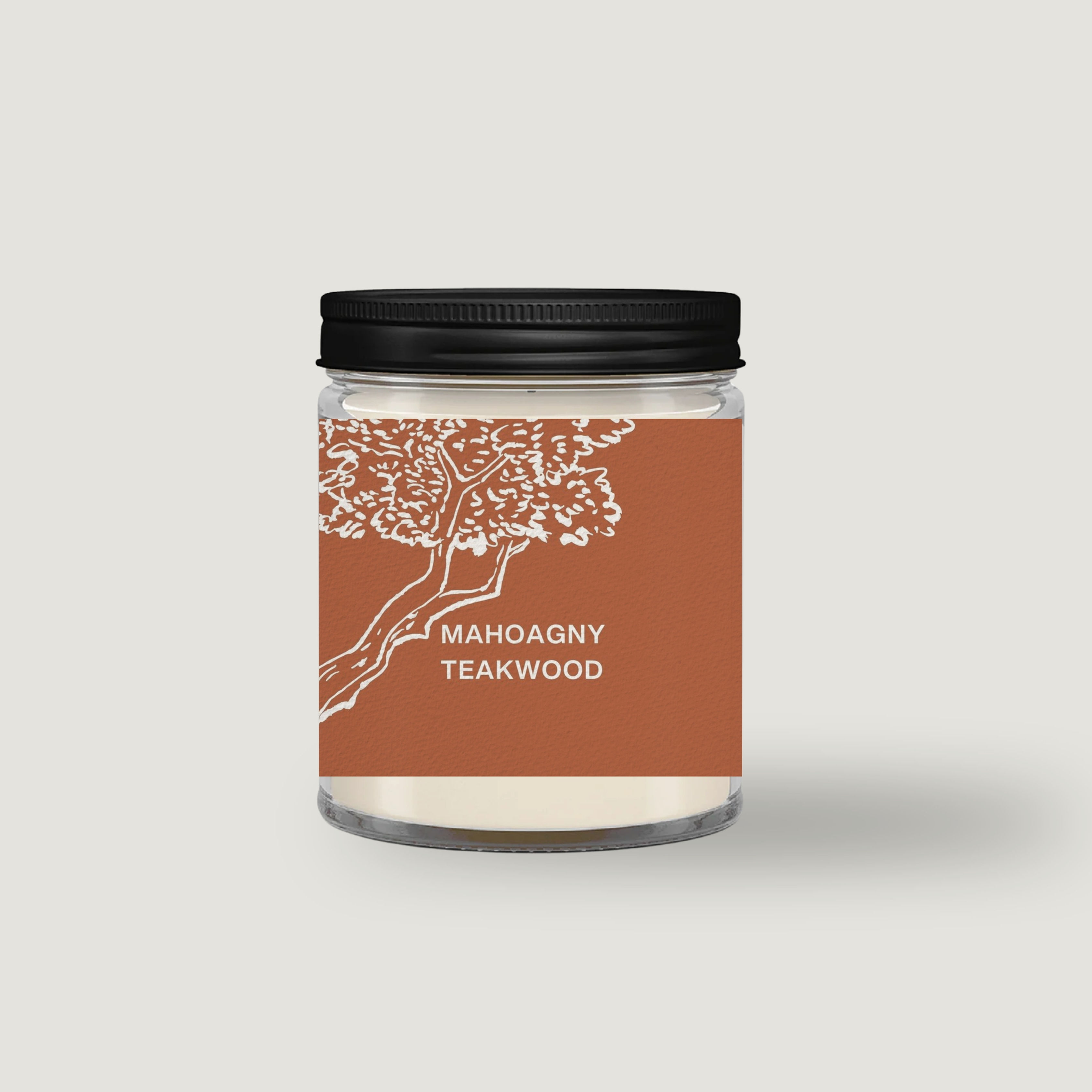 Mahogany Teakwood Candle