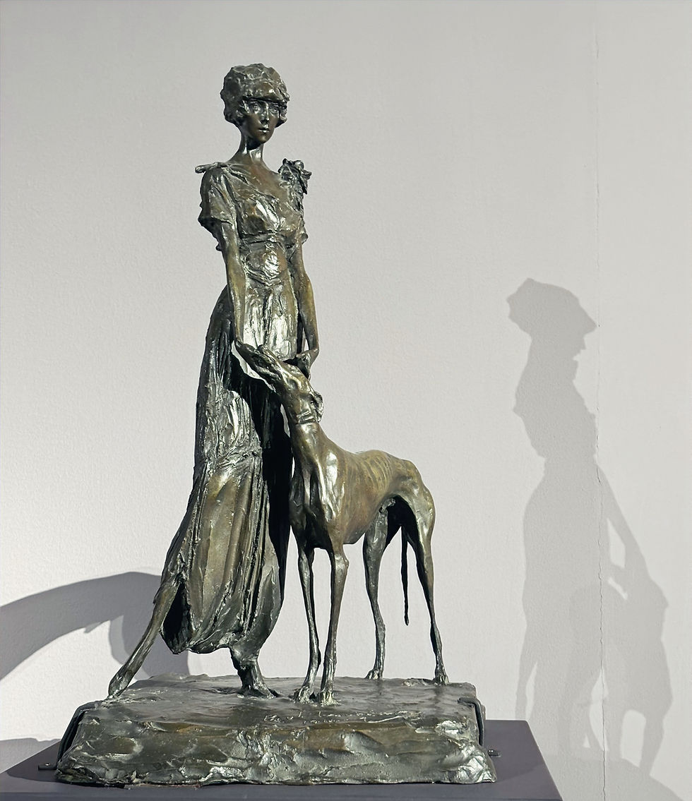 Paul Troubetzkoy, La marchesa Luisa Casati, 1904, bronzo, Collezione Lucile Audouy