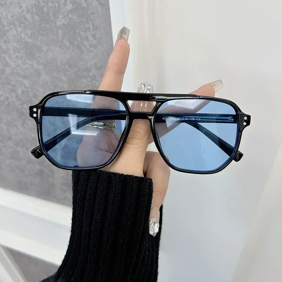 Elegant Square Sunglasses Women Men Casual Sun Glasses Female Male Fashion Mirro