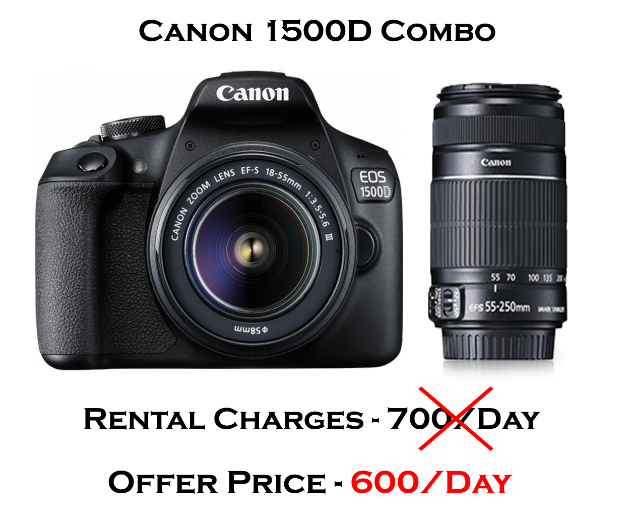 Zoom Cams A DSLR Camera Rental Company in Hyderabad.