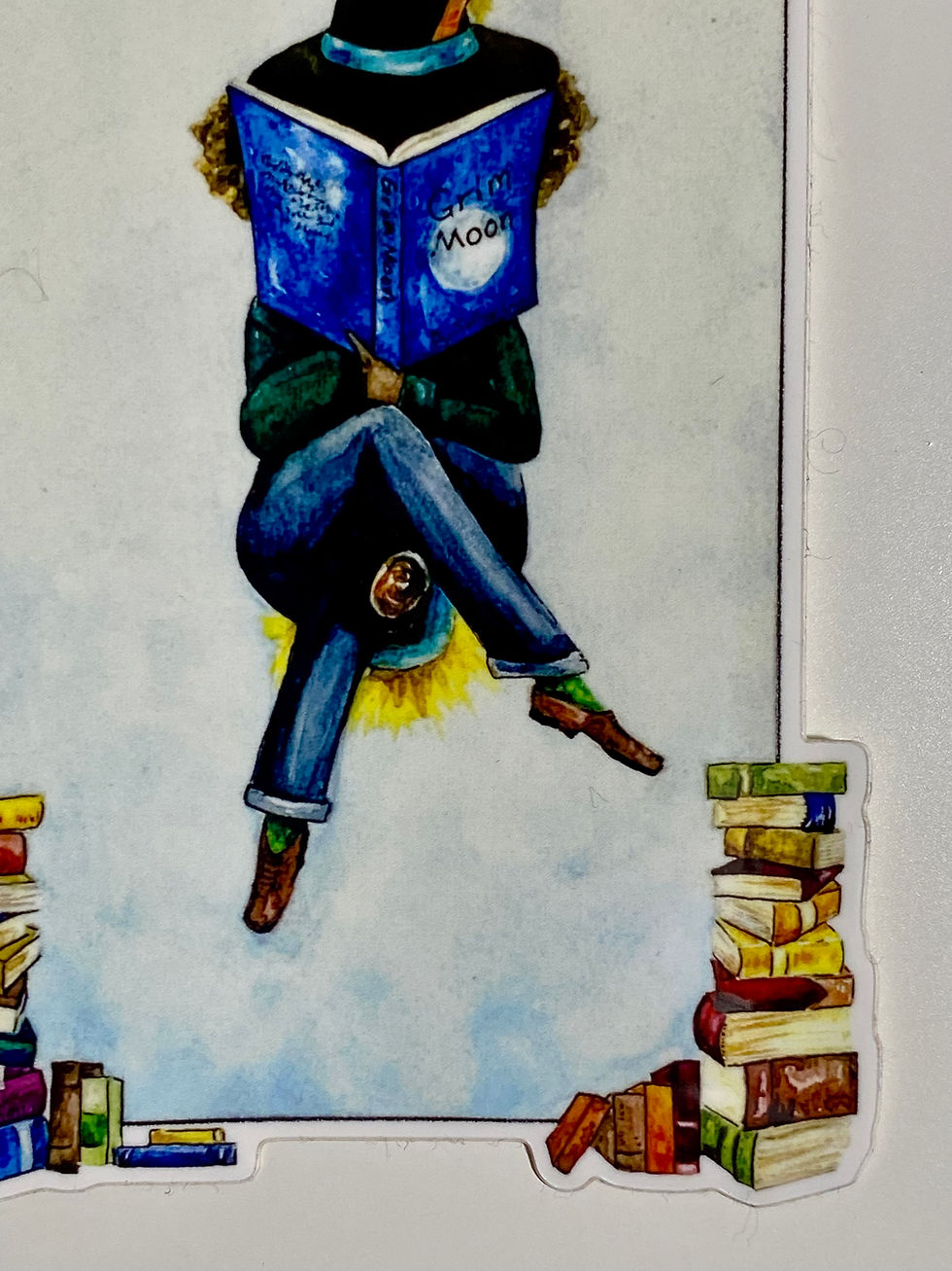 Thumbnail: Book Witch Sticker