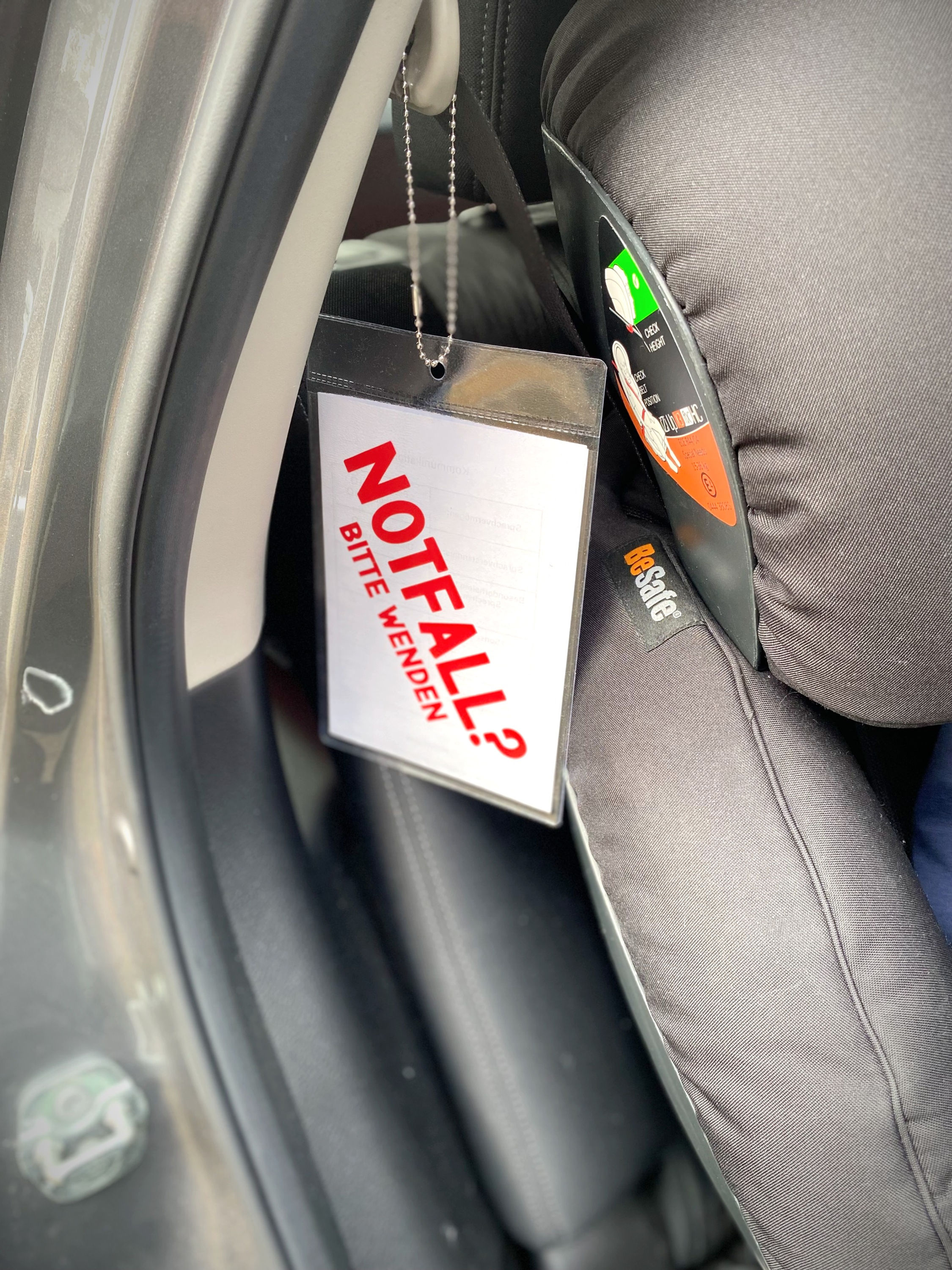 Notfall-Anhänger (Hülle, ohne PDF)