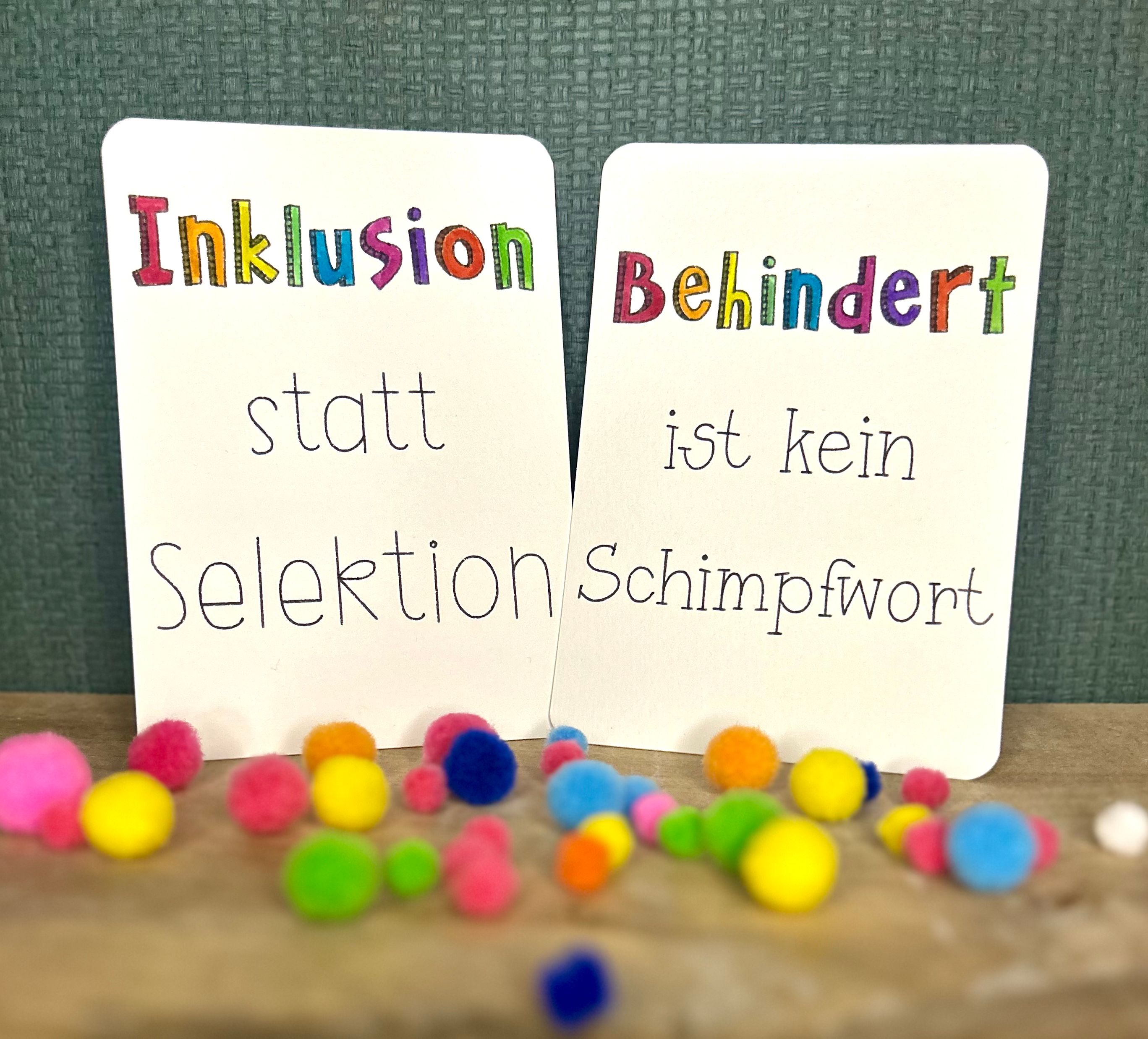 Statement-Ansichtskarte