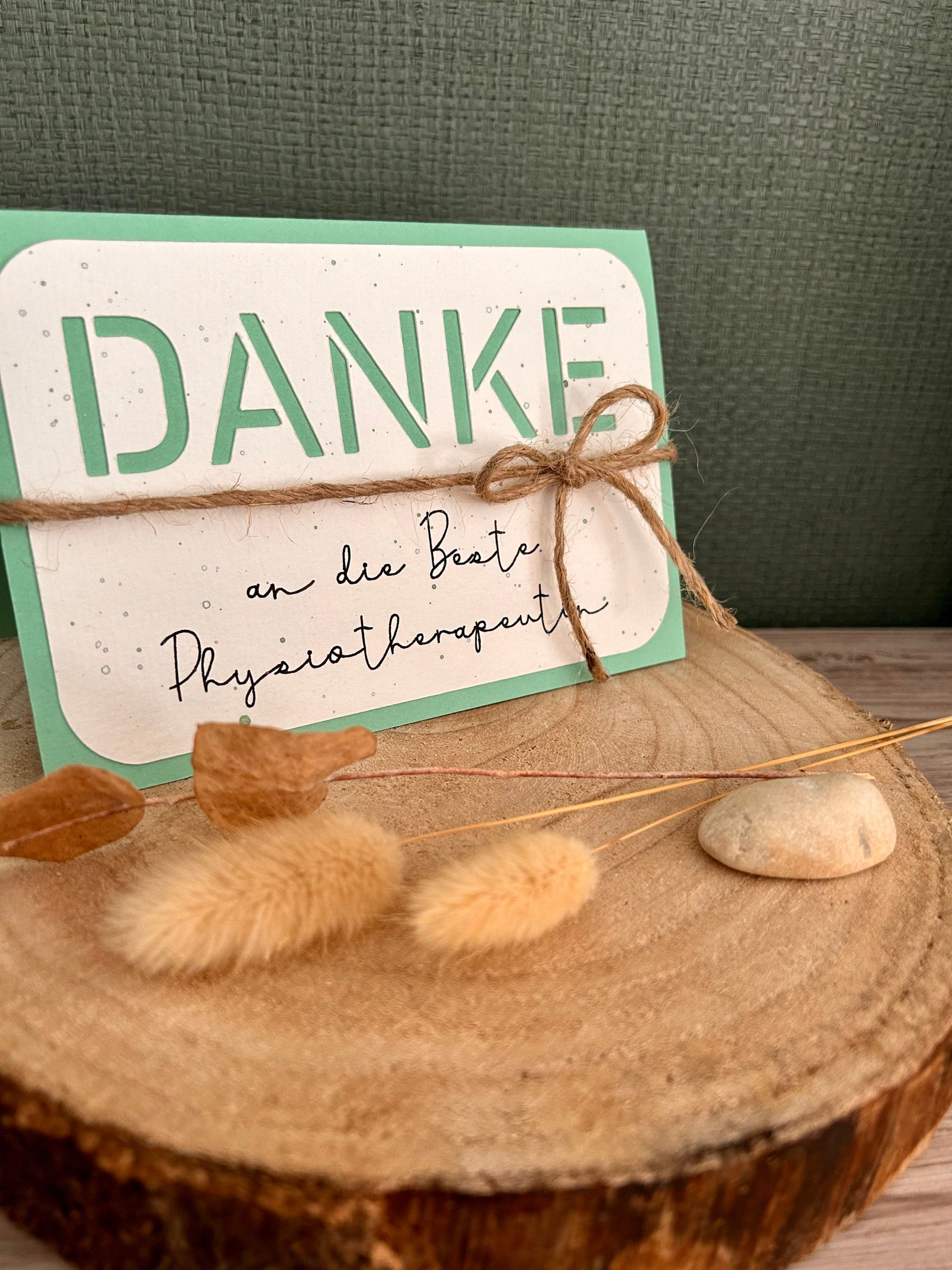 Dankeskarte für Weggefährten