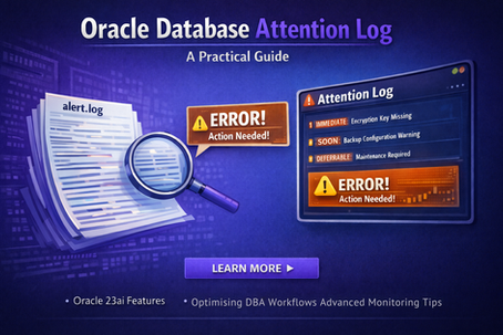 Oracle Database Attention Log: A Practical Guide