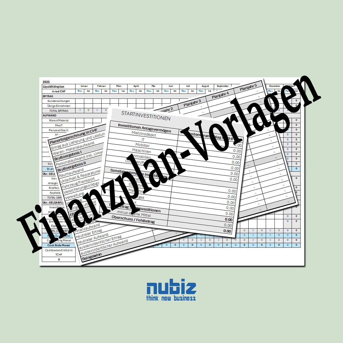 Kostenlose Finanzplanungsvorlagen zum Herunterladen