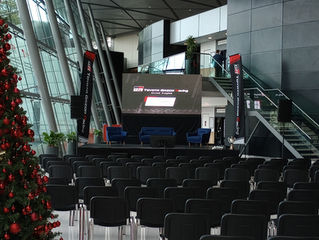 Supplying Large Screen, Stage & Sound - Toyota UK Racing Team event 2022