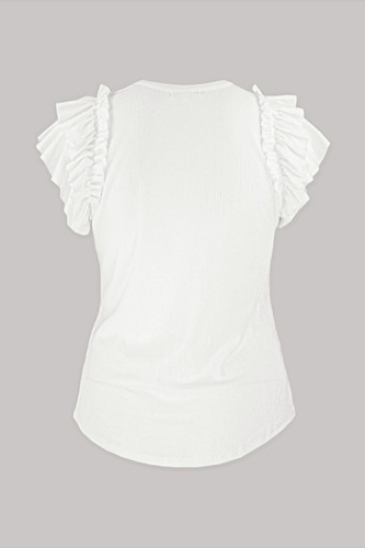 Ruffle Sleeve Top | Shoptrendmates