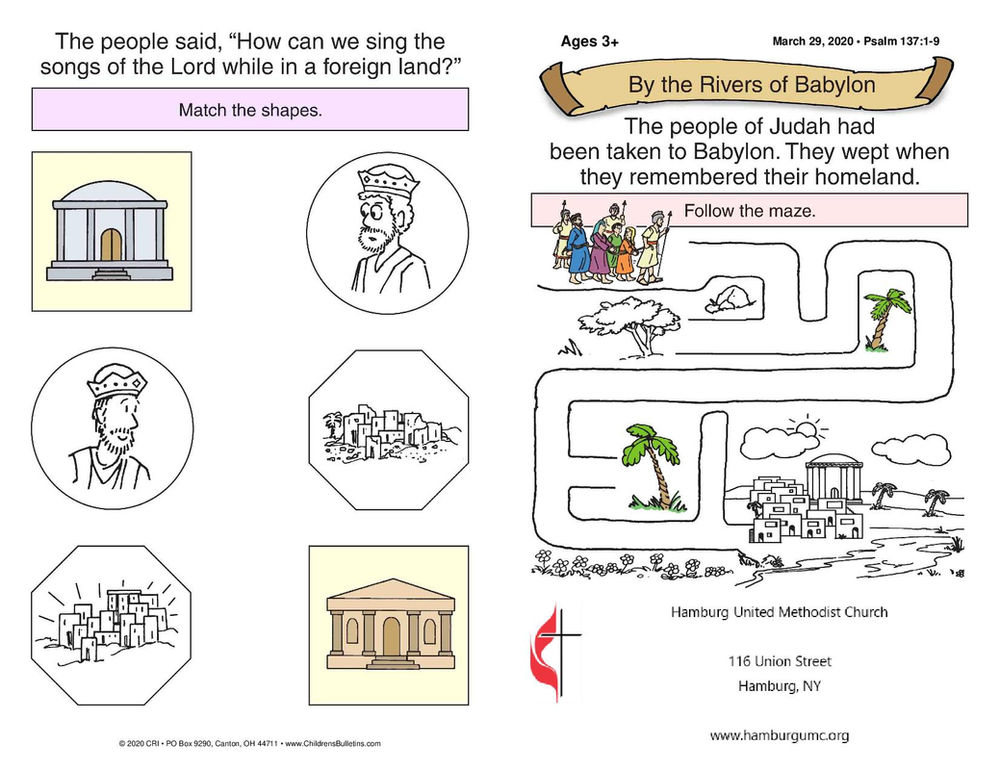 Children's Bulletins 3/29/20