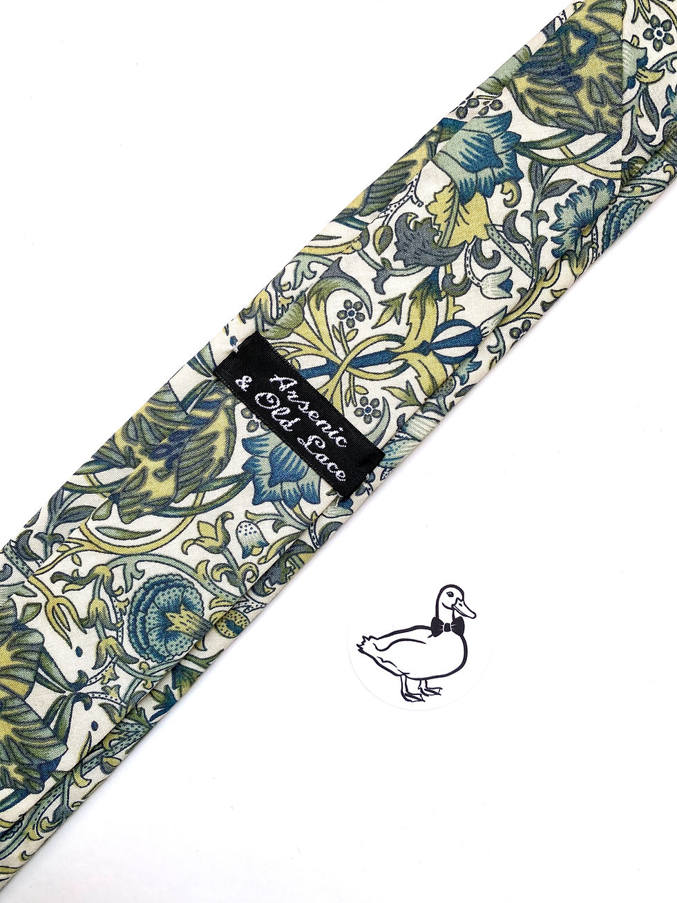 Thumbnail: Warwick  Sage Green Neck Tie in William Morris