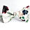 Thumbnail: Worksop Burgundy Navy Blush Floral Pre-Tied Bow Tie