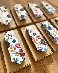 Floral neck ties