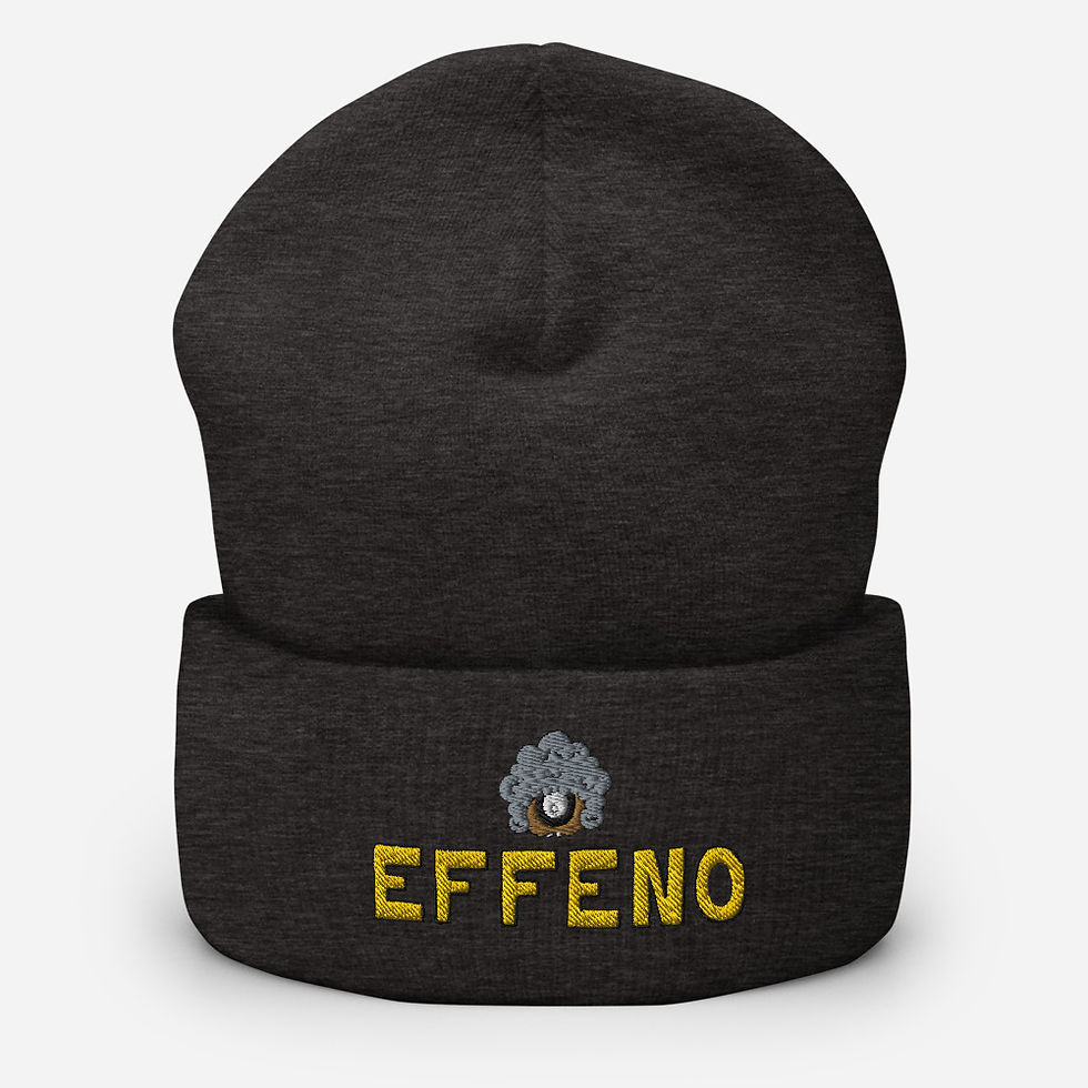 Thumbnail: Effeno & look down face Character Beanie