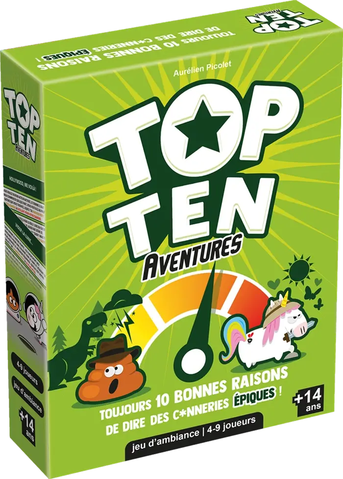 top ten aventures