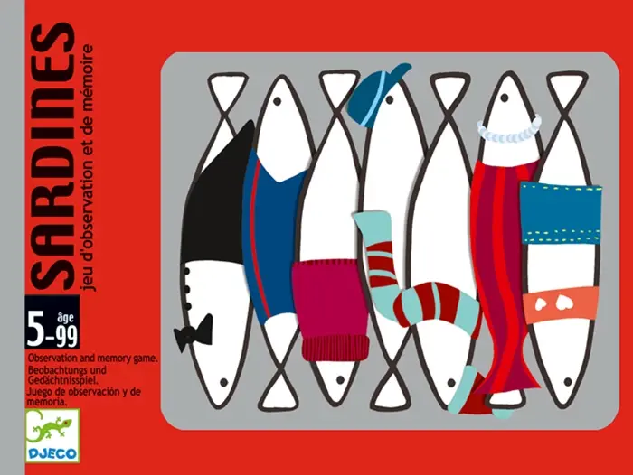 sardines jeu carte enfant djeco