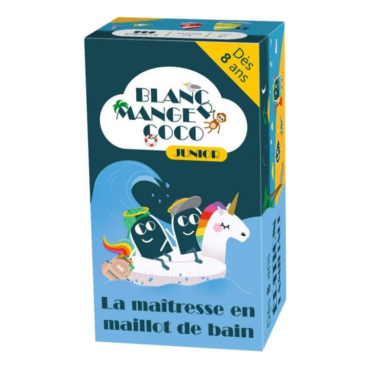 Blanc manger coco la maîtresse en maillot de bain