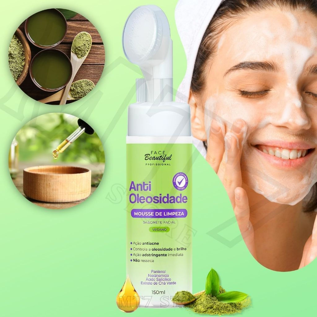 Mousse de Limpeza Anti Oleosidade