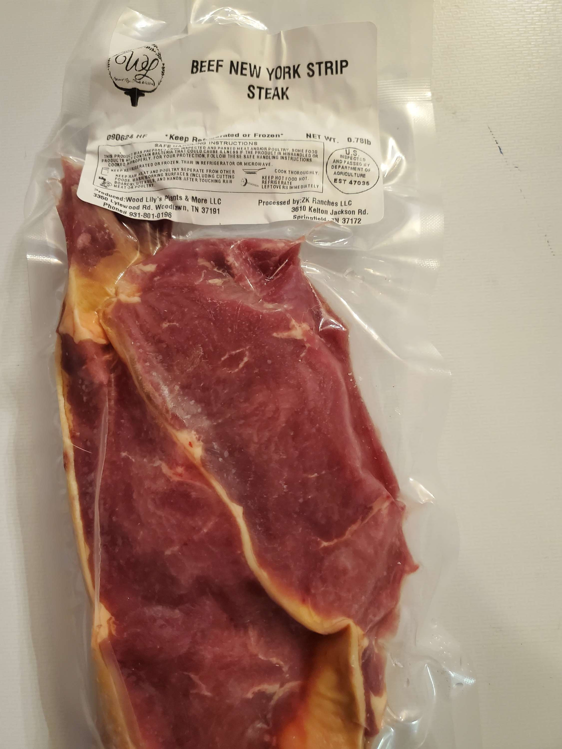 New York Strip Steak