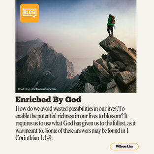 Enriched By God
