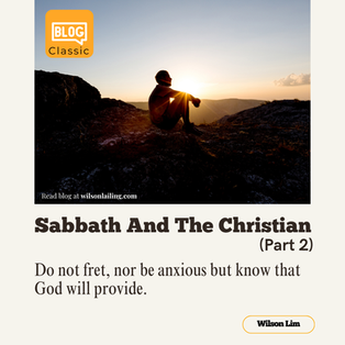 Sabbath And The Christian (Part 2)