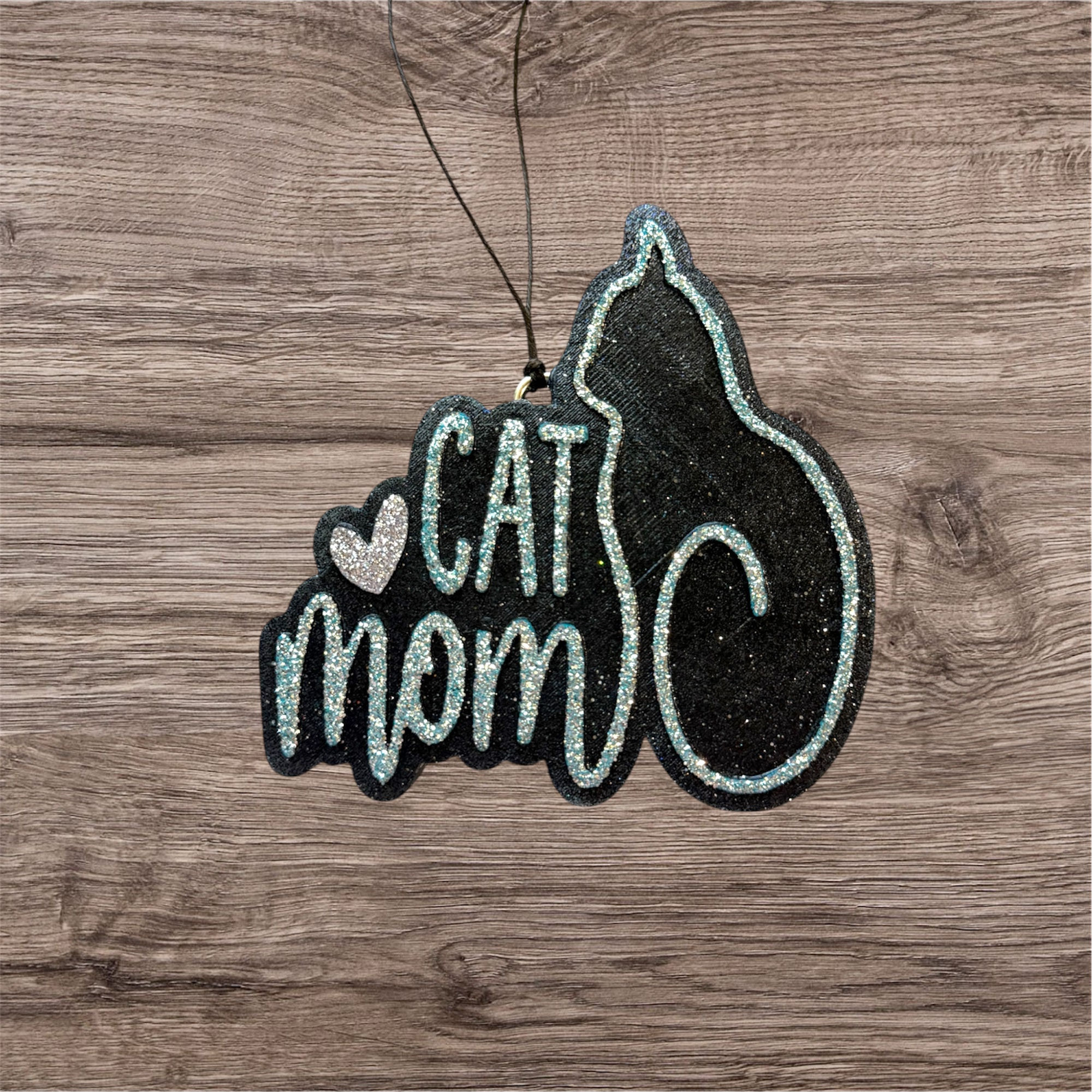 Cat mom (with glitter)