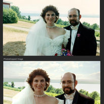 1993 Wedding Photo Retouch & Composite