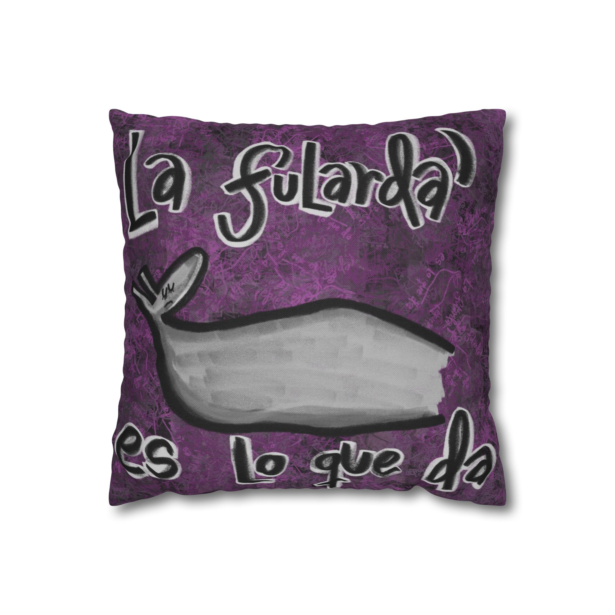 La fulardad_Spun Polyester Square Pillowcase