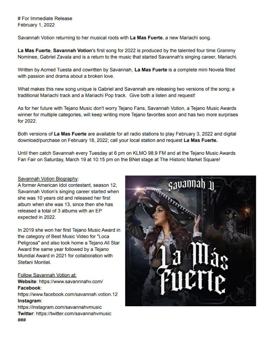 FOR IMMEDIATE RELEASE