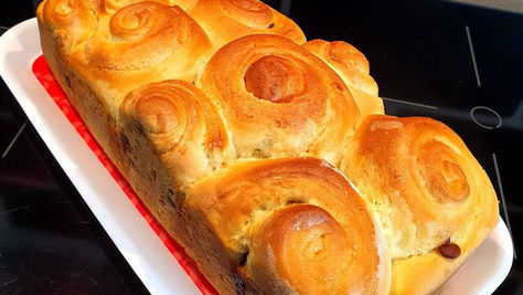 🍞Brioche aux pépites de chocolat.🍞
