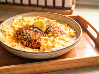 Pâtes Alfredo au Poulet Crémeux
