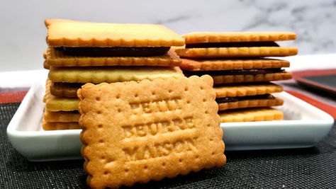 Recette des Petits-beurre fourrés au chocolat