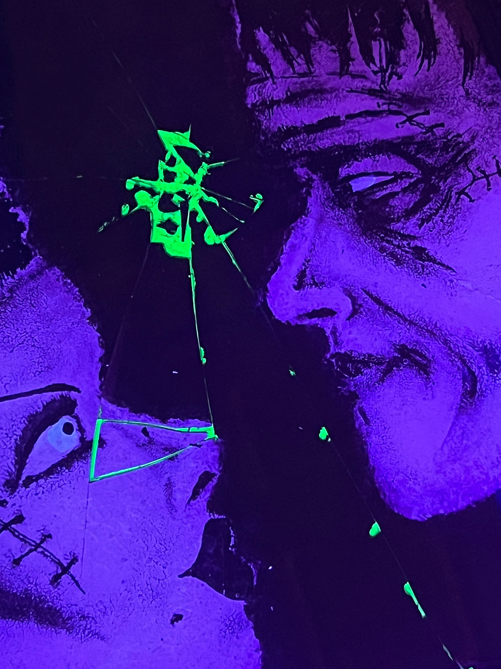 Thumbnail: Frankenstein and Bride UV Medium/Large
