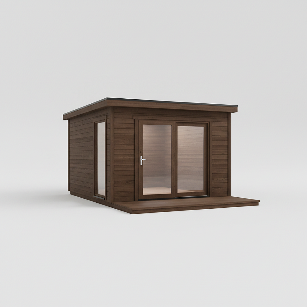 Modern Garden Wood House