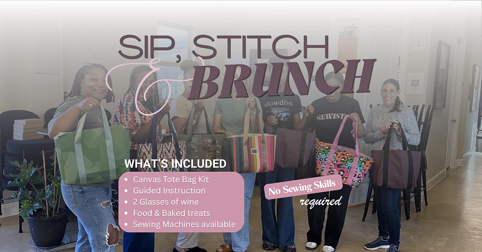 Sip & Stitch - Tote bag