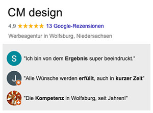 Werbeagentur Wolfsburg-Rezensionen