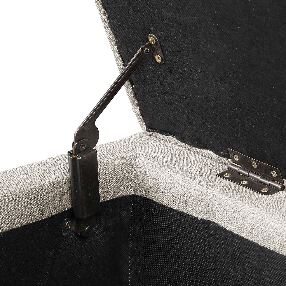 الصورة المصغرة: Unique Upholstered Storage Bench