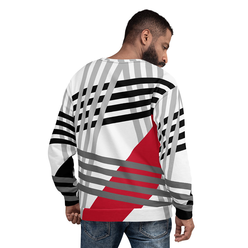 Миниатюра: Tribal Rose Crossover Unisex Sweatshirt